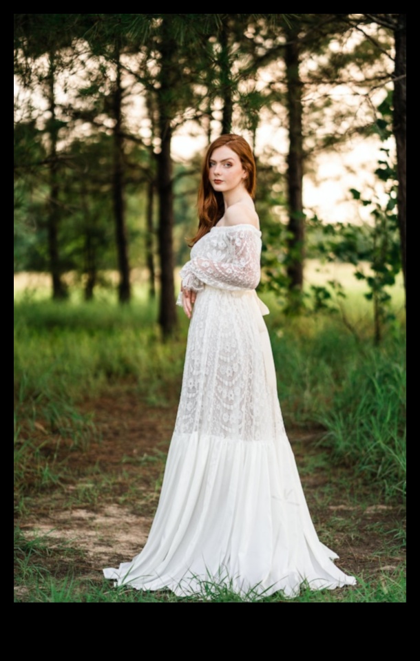 Nature's Whispers Bohemian Wedding Gown SerenityA timeless, ethereal wedding dress for the bride who wants to embrace her natural beauty. 1