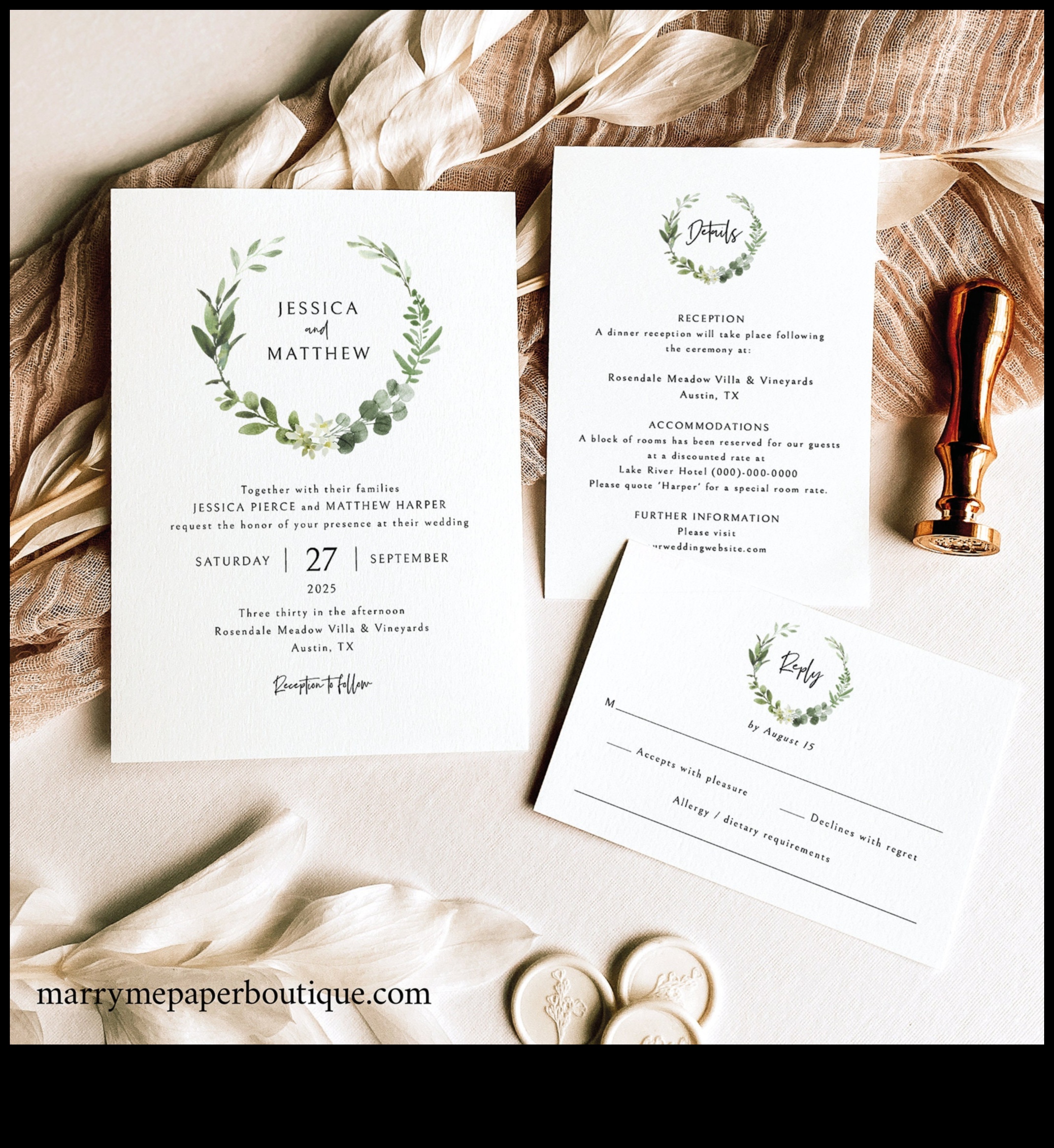 Papery Elegance: Craft Your Perfect Invites