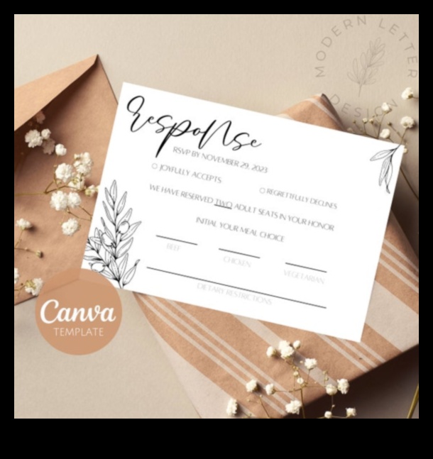 RSVP Radiance Craft Your Dream Invitations with Our Customizable Templates 1