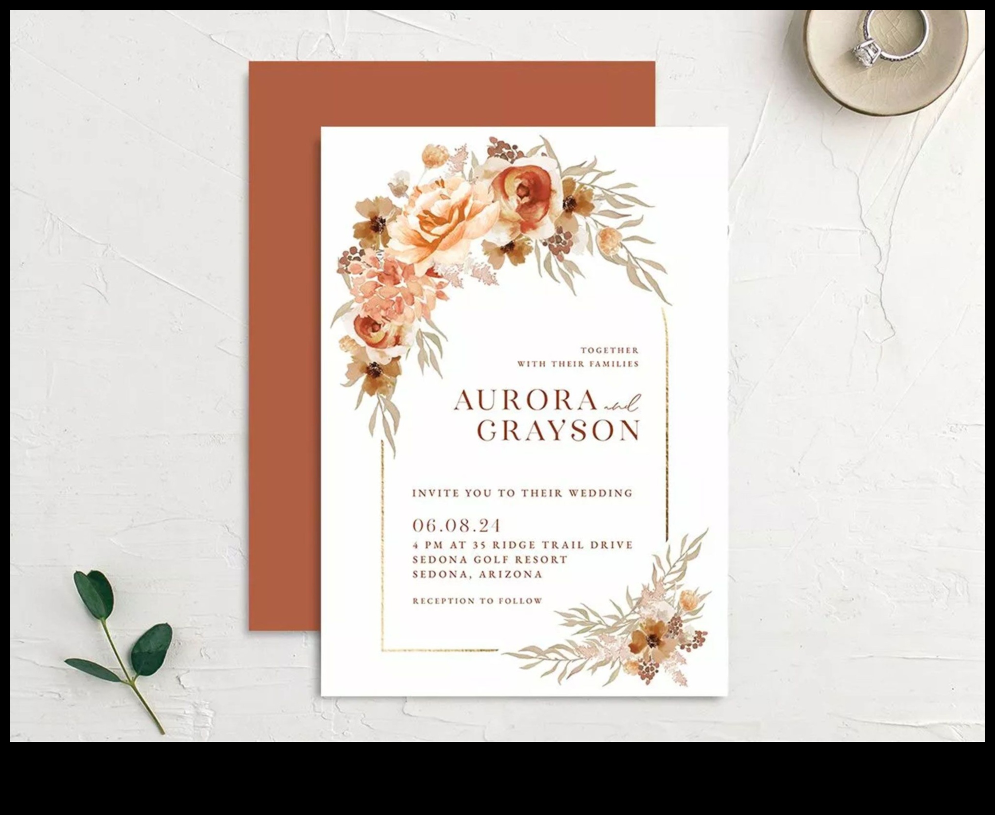 Radiant Reveals: Personalized Wedding Invites