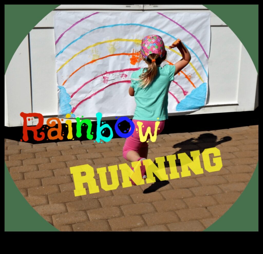 Rainbow Relay Run A Colorful and Energetic Way for Kids to Exercise 1