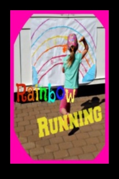 Rainbow Relay Run: Colorful and Energetic Kids' Exercise Play