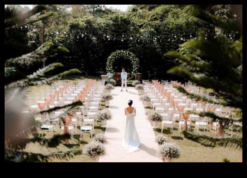 Rendezvous with Forever Your Magical Wedding Ceremony in a Dreamy Garden Setting 1