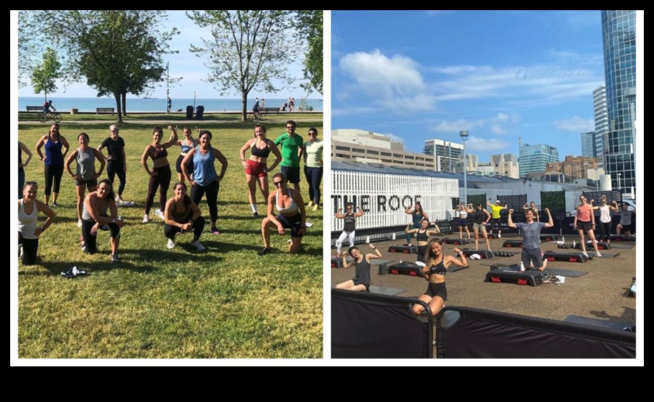 Rooftop Repertoire: Urban Outdoor Exercises with a View