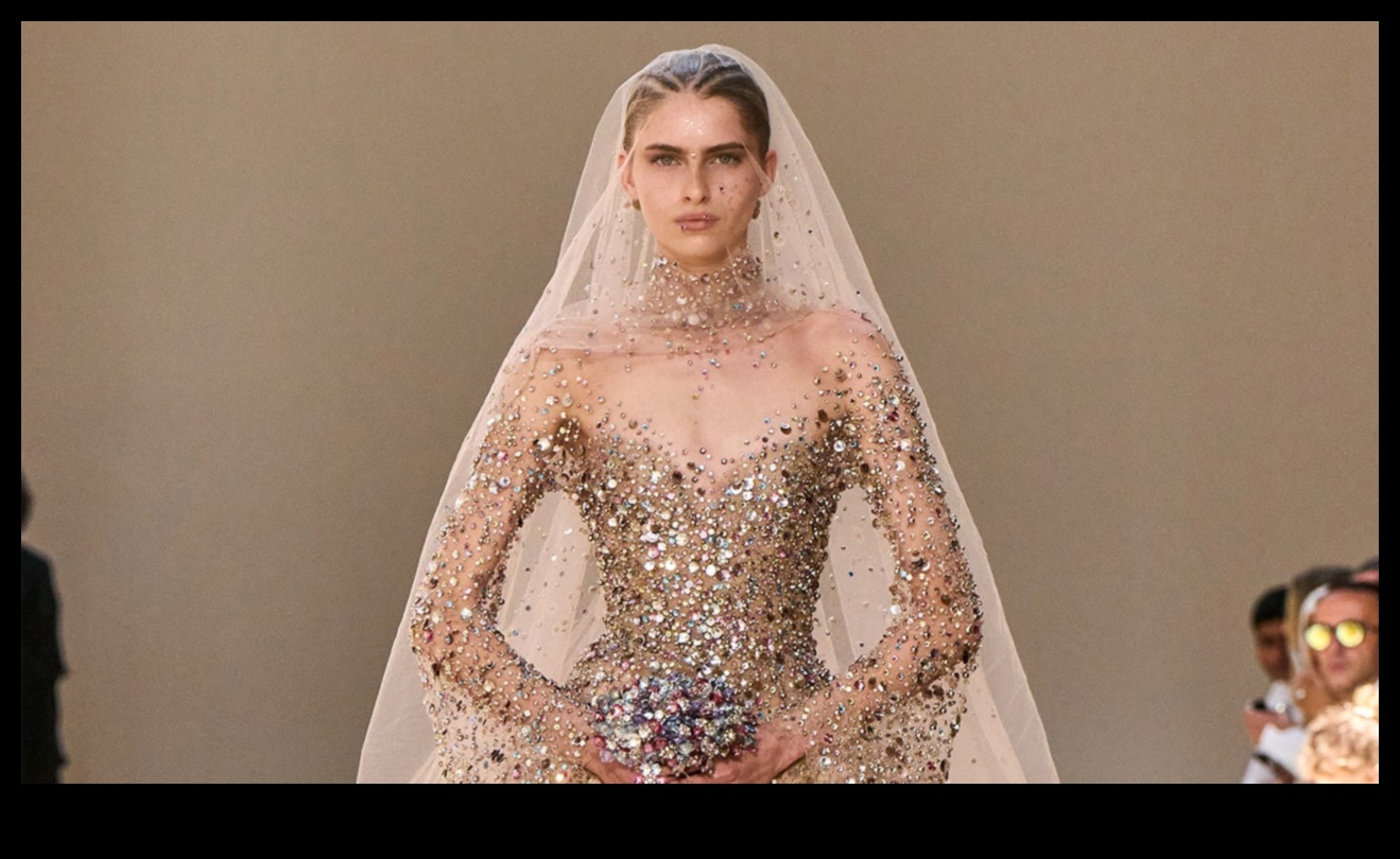 Runway Radiance Futurist Flair in Modern Bridal Gowns 2 Runway Radiance: Futurist Flair in Modern Bridal Gowns