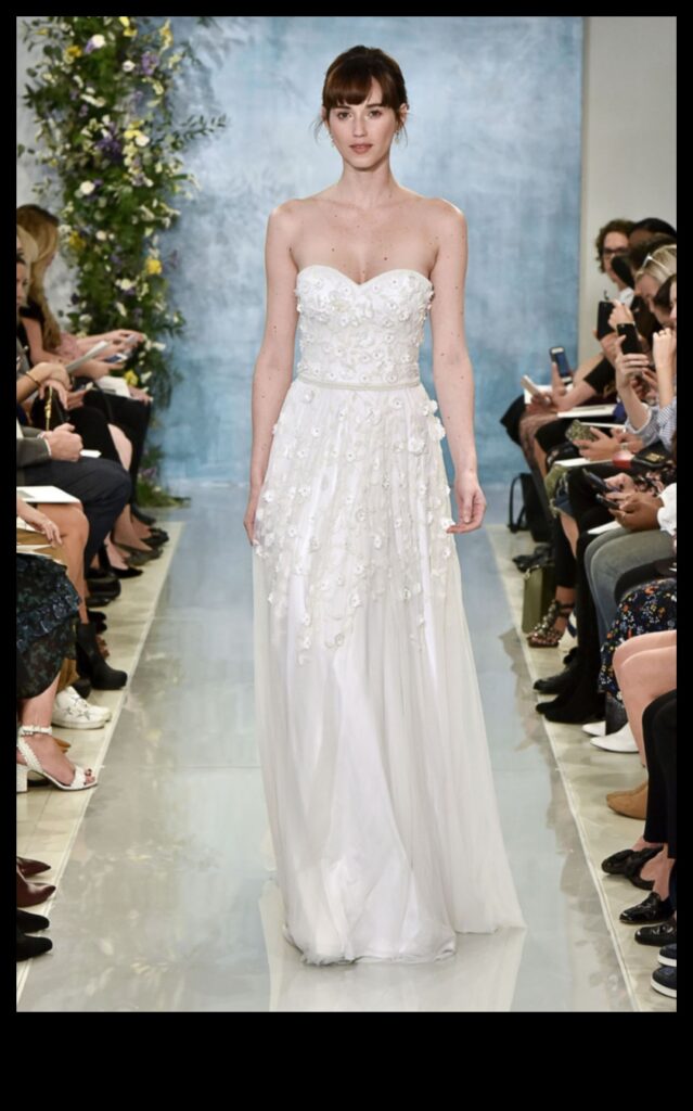 Runway Radiance Modern Bridal Gowns Unveiled in a Chic and Sensual Light 1