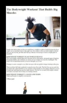 Sculpting Freedom Elevate Your Body with Innovative Bodyweight Routines 1