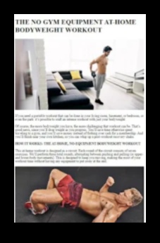 Sculpting Freedom: Elevate Your Body with Innovative Bodyweight Routines