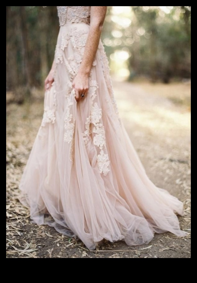 Soulful Serenity: Bohemian Bridal Dress Bliss