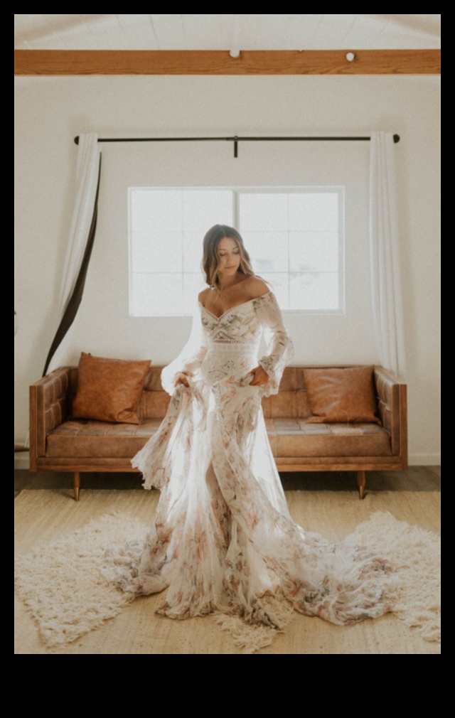 Soulful Serenity Bohemian Wedding Dress Enchantment for the Modern Bride 1