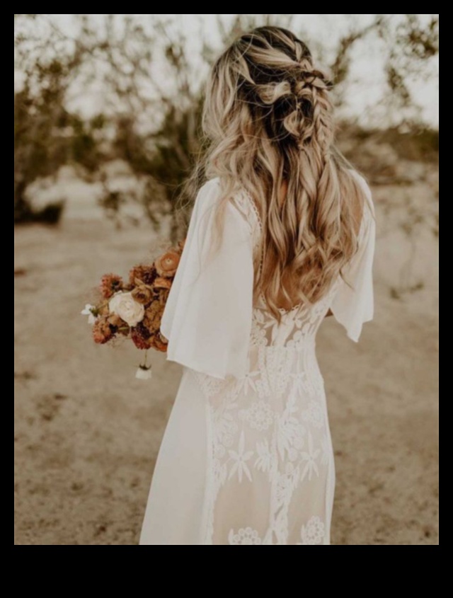 Soulful Serenity: Bohemian Wedding Dress Enchantment