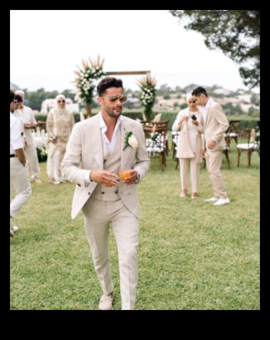 Suited Splendor: Groom's Fashion Brilliance