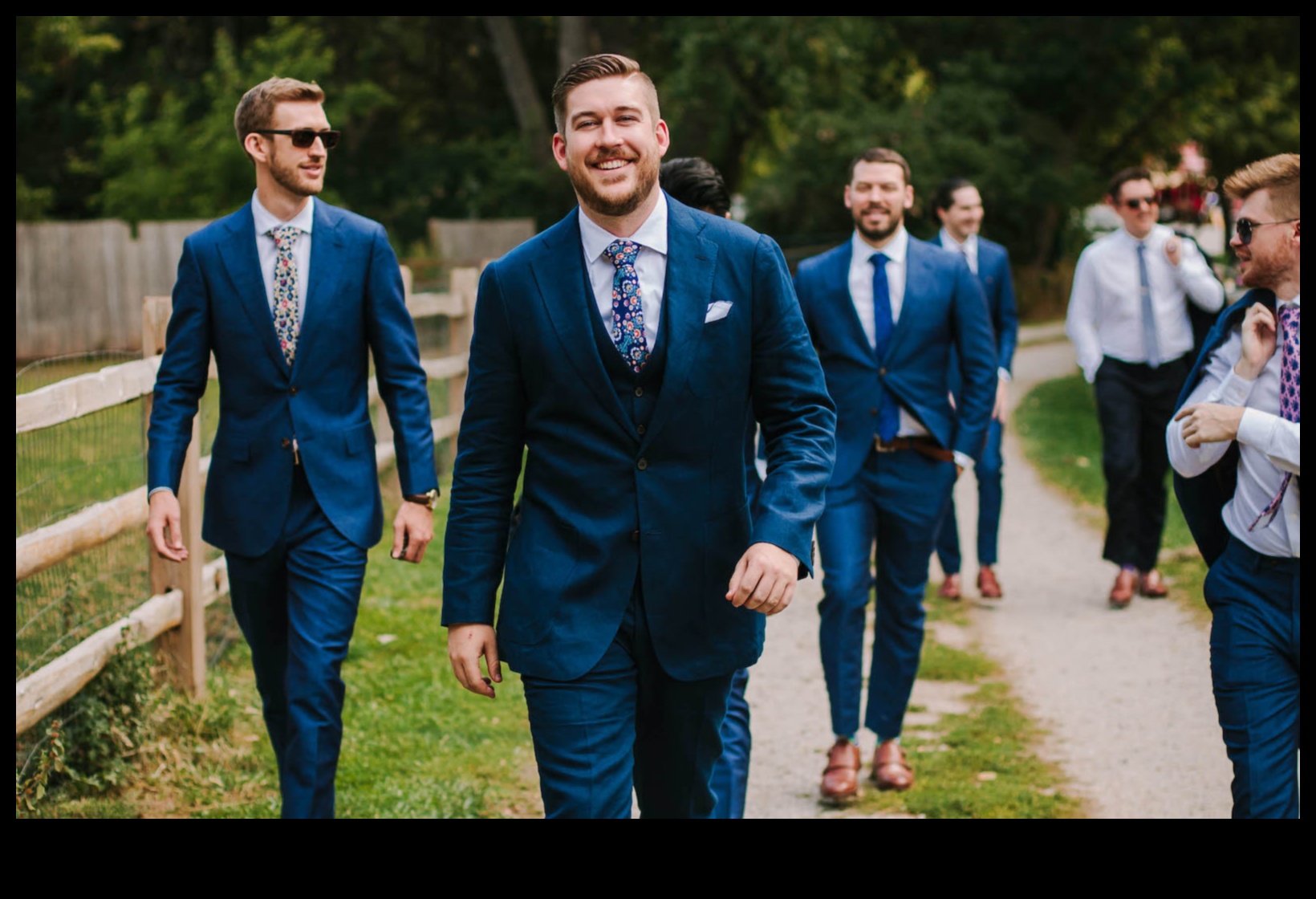 Trendy Ties: Stylish Wedding Accents