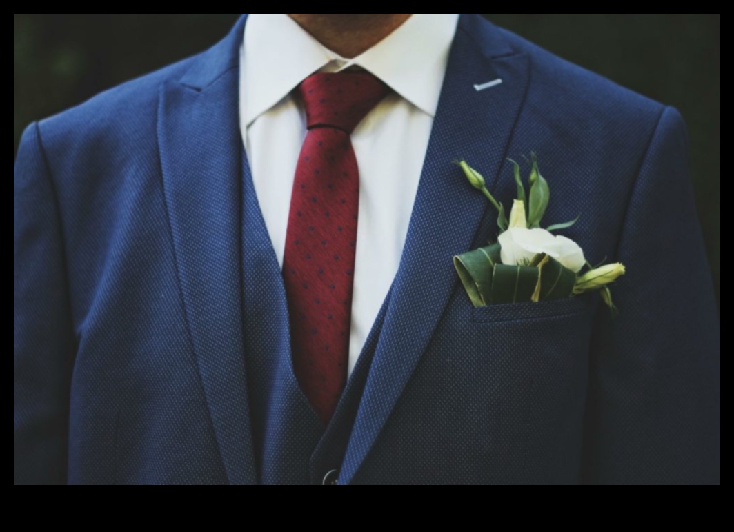 Trendy Ties: Stylish Wedding Accents