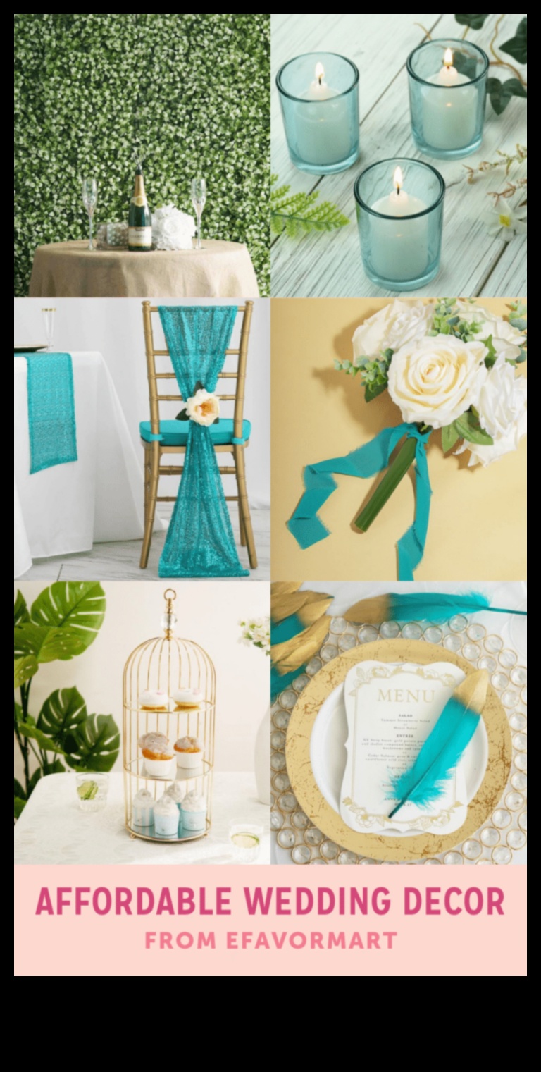 Trendy Treasures: Stylish Wedding Accents