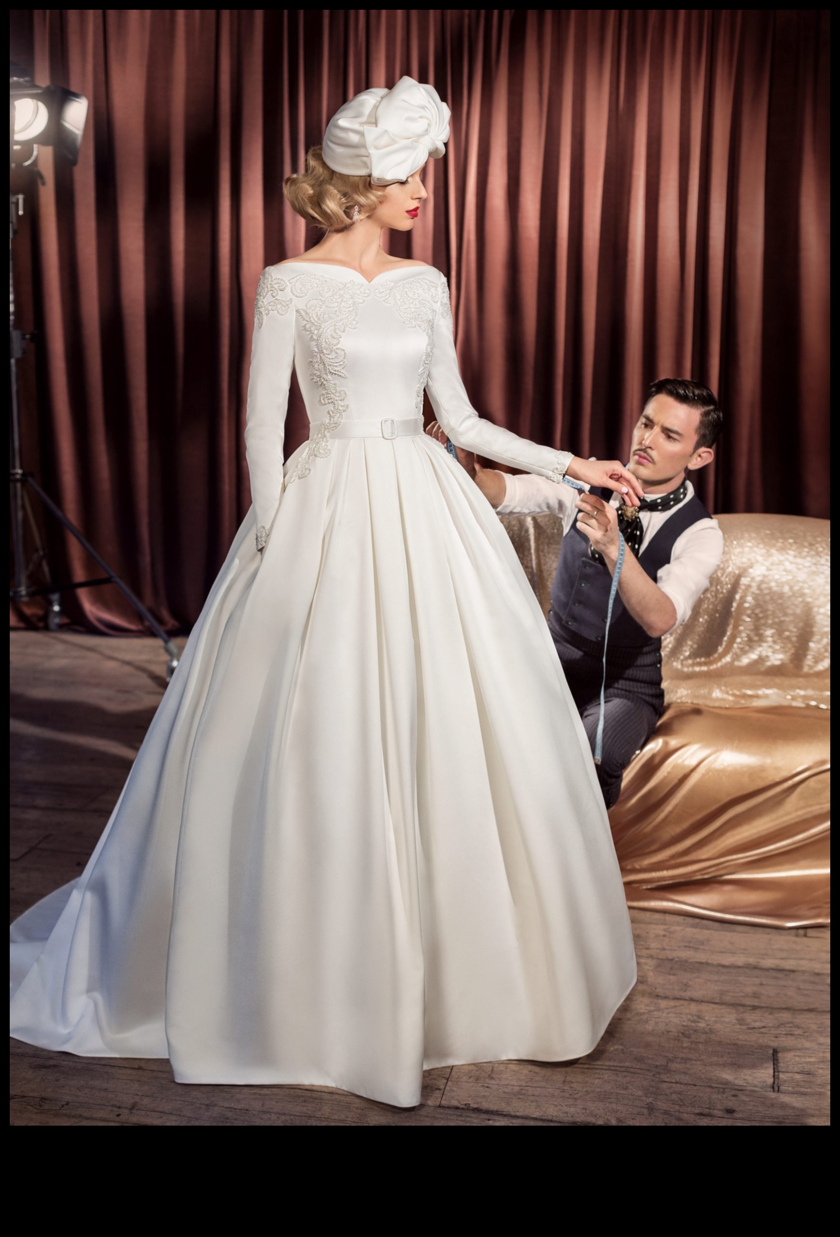 Charm in Every Stitch: Vintage Bridal Gown Classics