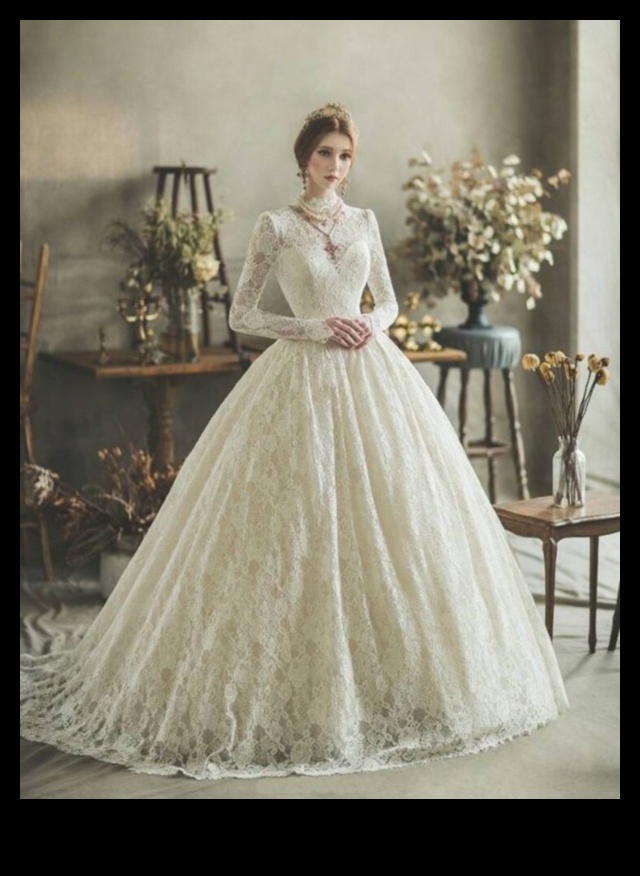 Nostalgic Nuance: Vintage Bridal Gown Elegance