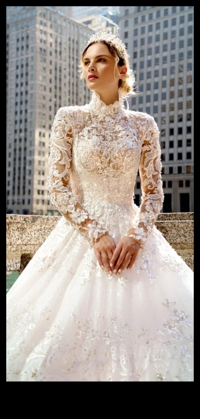 Nostalgic Nuance: Vintage Bridal Gown Elegance
