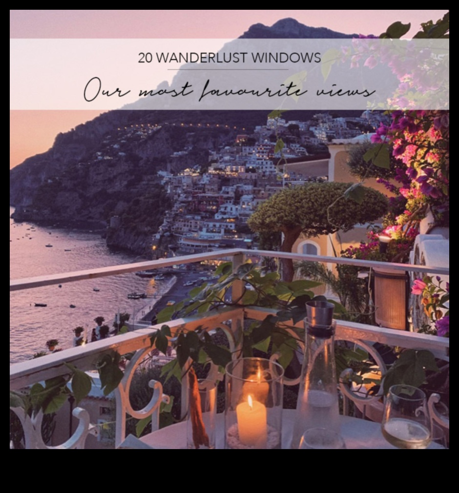 Wanderlust Windows: A Sightseer's Panoramic Journey