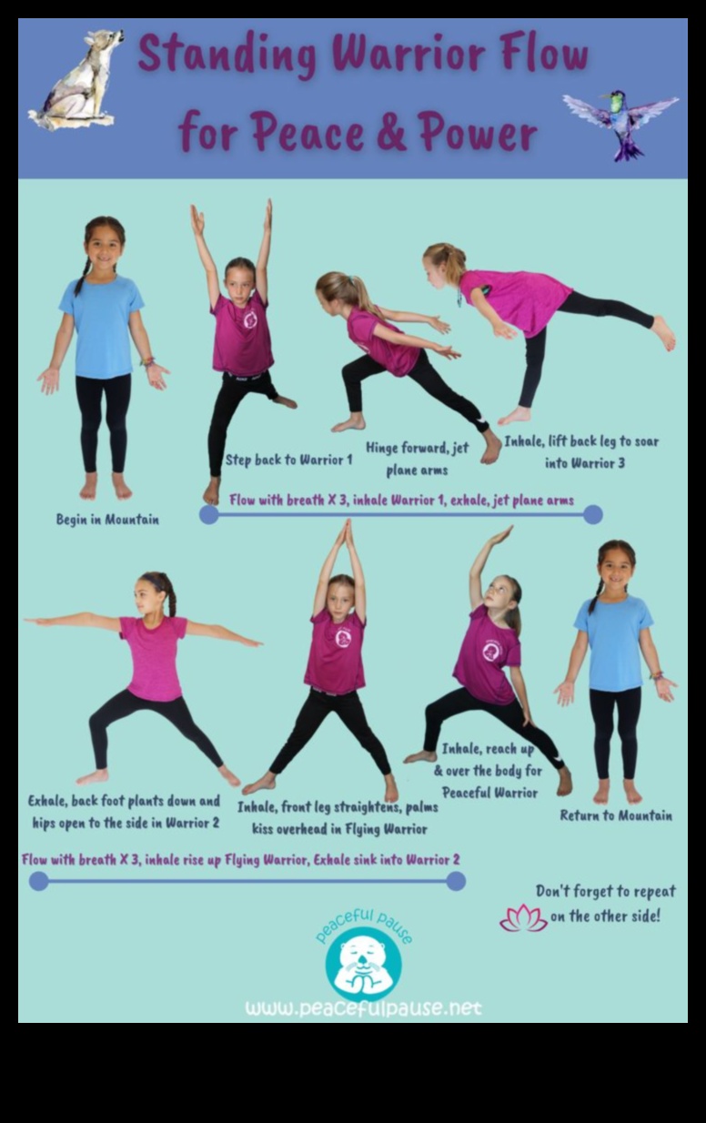 Whimsical Warrior Poses Fun and Engaging Yoga for Kids 2 Whimsical Warrior Poses: Playful Yoga for Kids' Exercise