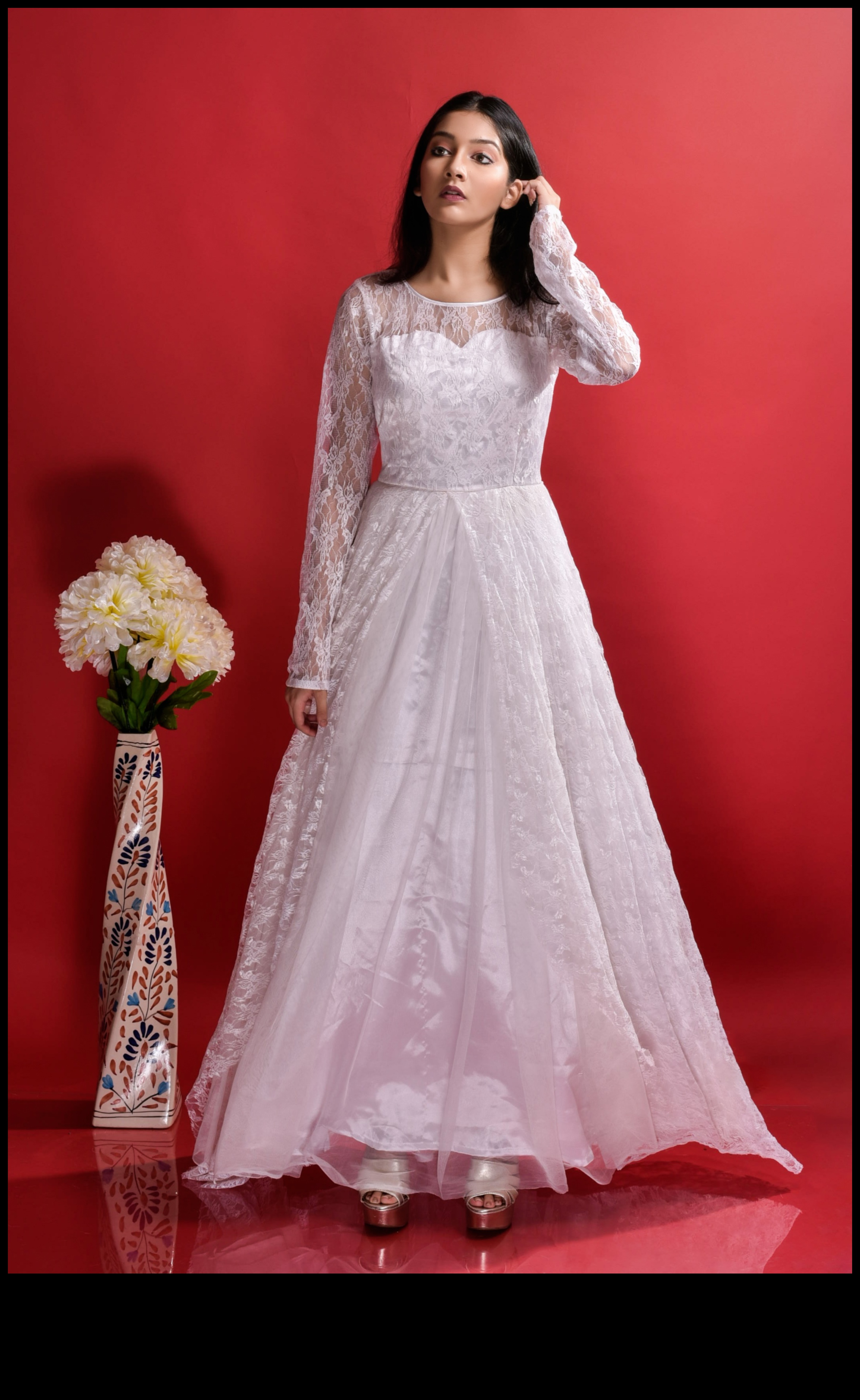 Whispers of White: Captivating Bridal Attire Selections